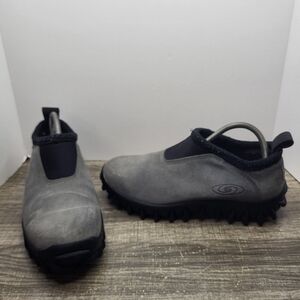 SALOMON CX Contagrip Snow Clog Slip On Suede Leather Sneakers Shoes 8.5 M US